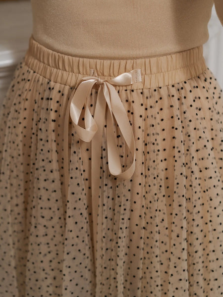 Aria Dotted Tulle Skirt