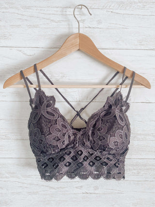 Lace Cami Bralette {3X only}