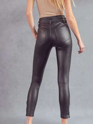 High Rise Faux Leather Kancan Pants {pre-order}